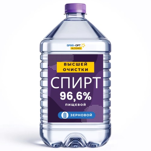 Спирт пищевой высшей очистки 5 литров в Украине
